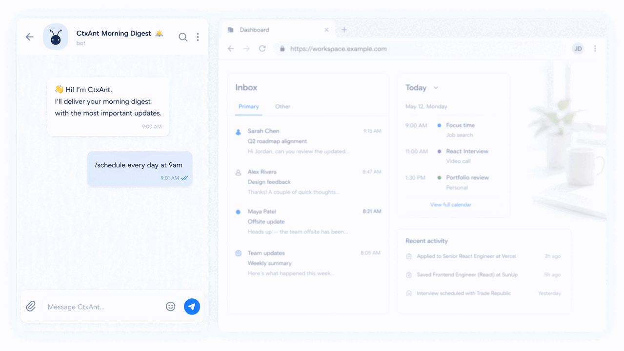 Morning digest demo